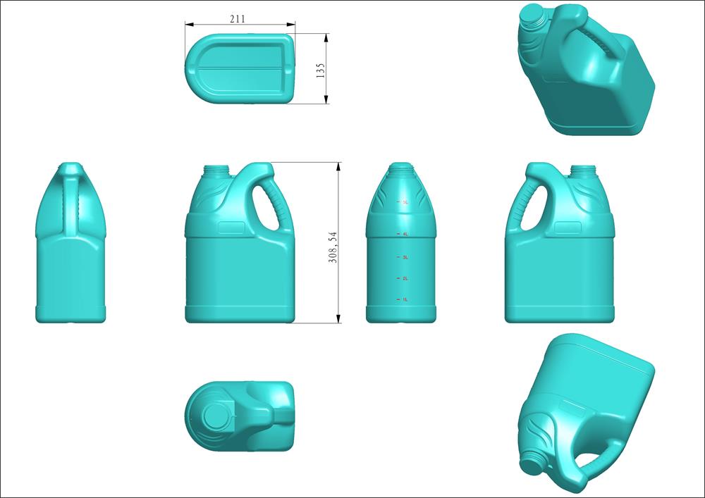 洗衣液瓶3D設(shè)計(jì)